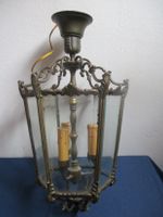 HISTORISCHE DECKENLAMPE 6 ECKIG AUS BRONZE UND GLAS Nordrhein-Westfalen - Velbert Vorschau