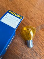 Gelbe Glühlampe Oldtimer orig. Philips 12V 45W BA 15s Baden-Württemberg - Offenburg Vorschau