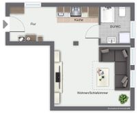 Moderne möblierte Single-Wohnung / Studenten-Wohnung Sachsen-Anhalt - Halberstadt Vorschau