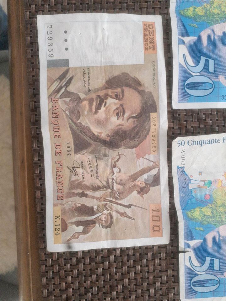 BANKNOTEN VON FRANCE in Schönberg