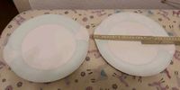 2 Tortenplatten Villeroy und Boch Bone China Delta Fächer grün Nordrhein-Westfalen - Kaarst Vorschau