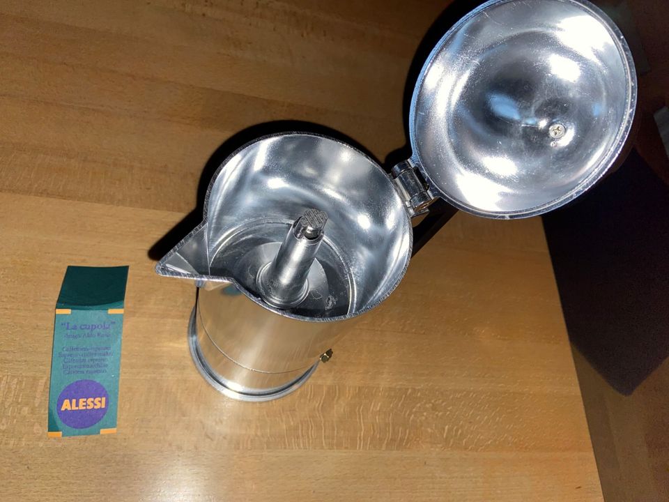 Alessi Espressokocher La Cupola, 6 Tassen, NEU, Rarität AUDI in Wipperfürth
