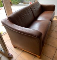 Couchgarnitur (1 Sofa und 2 Sessel) aus Leder in braun Nordrhein-Westfalen - Meerbusch Vorschau