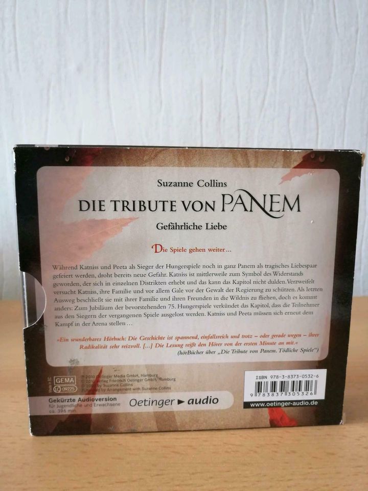 Hörbuch Die Tribute von Panen  Gefährliche Liebe in Hamburg