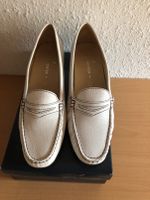 Loafers  echt Leder Damen Gr. 39 daniel Hechter hell Schuhe Bayern - Vilsbiburg Vorschau