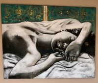 Für Liebhaber- ein Original- Erotik- Gemälde Kunst auf Leinwand Sachsen - Görlitz Vorschau