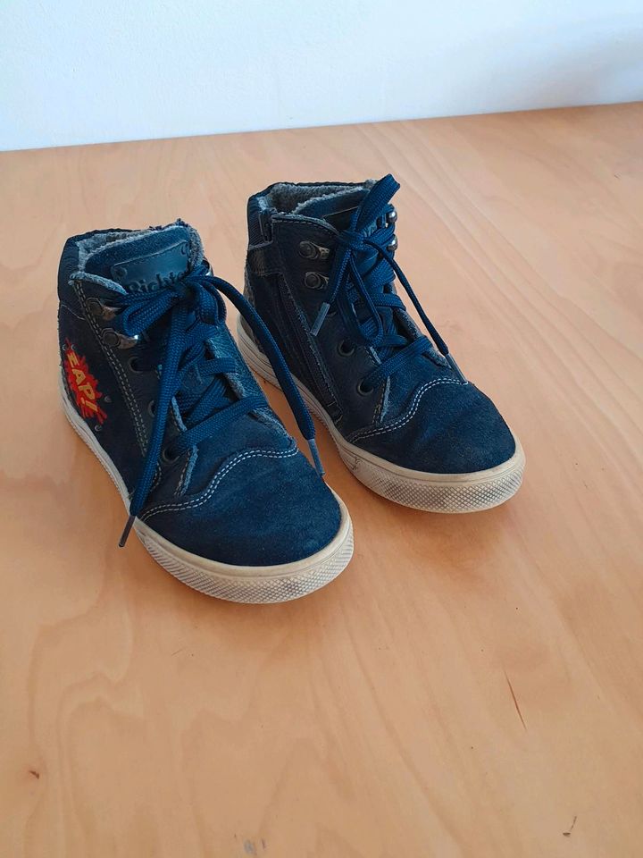 Schuhe von Richter Gr. 28, Leder, blau in Würzburg