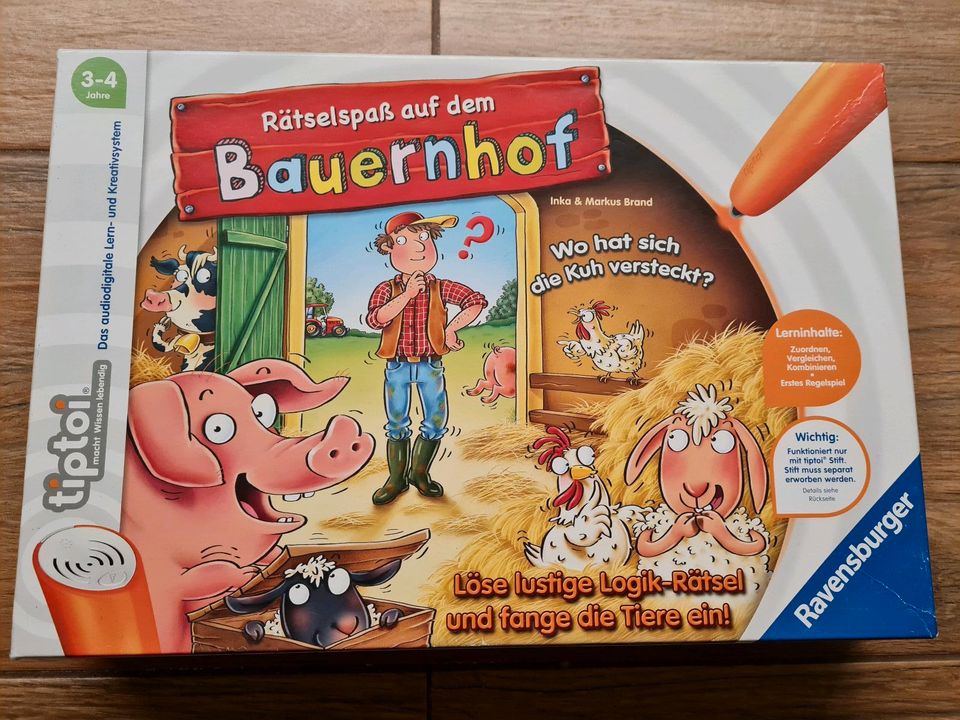 Ravensburger tiptoi Spiel Rätselspaß auf dem Bauernhof, Lernspiel in Berlin