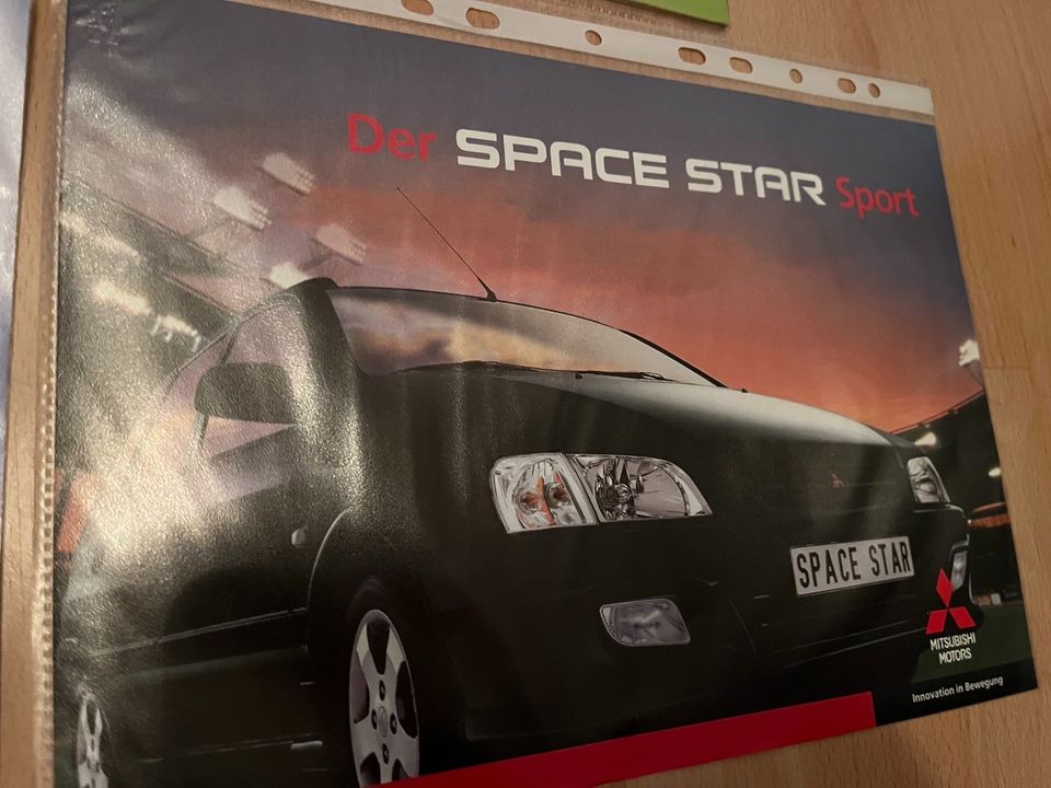 Mitsubishi Space Star Prospekt Zubehör Sport 1999 2000 2001 in