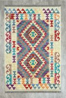 Afghan Kelim 116x77 cm handgewebt kilim carpet gelb wolle Berlin - Wilmersdorf Vorschau