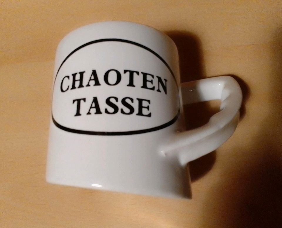 CHAOTEN TASSE schräge Kaffeetasse Teetasse Kaffeebecher in Berlin