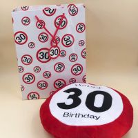 Tasche mit Kissen Happy Birthday 30. Geburtstag Party Geschenk Niedersachsen - Emsbüren Vorschau