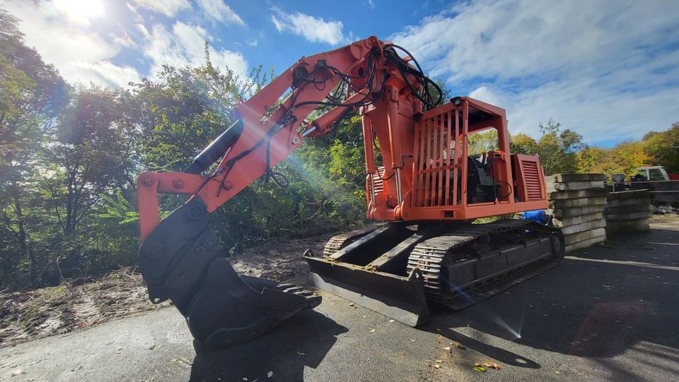 ✅  ❗​ Baumaschine Bagger Kettenbagger Tunnelbagger Terex TE210 Abbruchbagger  günstig kaufen ✅ in Frankfurt am Main