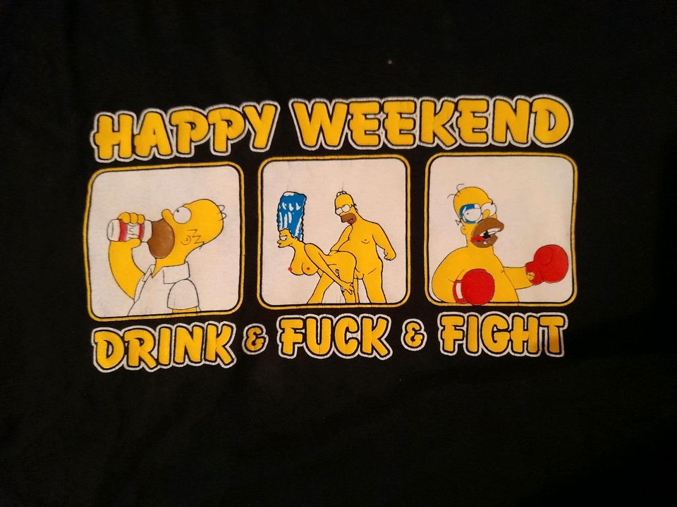 Lustiges T-Shirt "Happy Weekend" in Sereetz