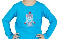 Elli Wunderstücke * Longsleeve / Langarmshirt * Roboter Bayern - Goldbach Vorschau