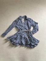 Zara Boho Hemdblusenkleid Blau Weiß Gr. M Berlin - Rummelsburg Vorschau