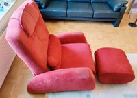 Roter Sessel mit Fußstück Nordrhein-Westfalen - Lemgo Vorschau
