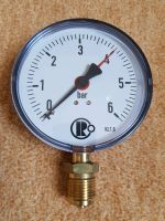 RIEGLER Manometer 6 bar G1/2B 111.10.100 (NEU) Sachsen-Anhalt - Leuna Vorschau