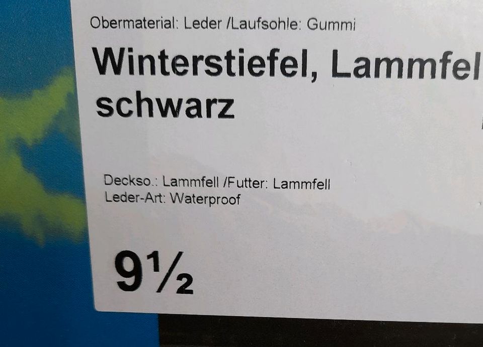 Neu Meindl Winterstiefel Bergstiefel Lammfell Lamm ungetragen in Lorch