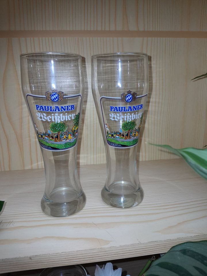 2 Paulaner Weißbiergläser in Gevelsberg