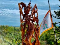 Sarasvati 155cm Bali Göttin der Muse Holzschnitzerei Holz Essen - Essen-Werden Vorschau