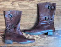 Caprice Stiefel Cognac Leder Größe EU 38 guter Zustand Hamburg-Nord - Hamburg Eppendorf Vorschau