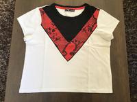 T-Shirt weiß schwarz/rot FB Sister Gr.XS locker geschnitten - top Bayern - Moosburg a.d. Isar Vorschau