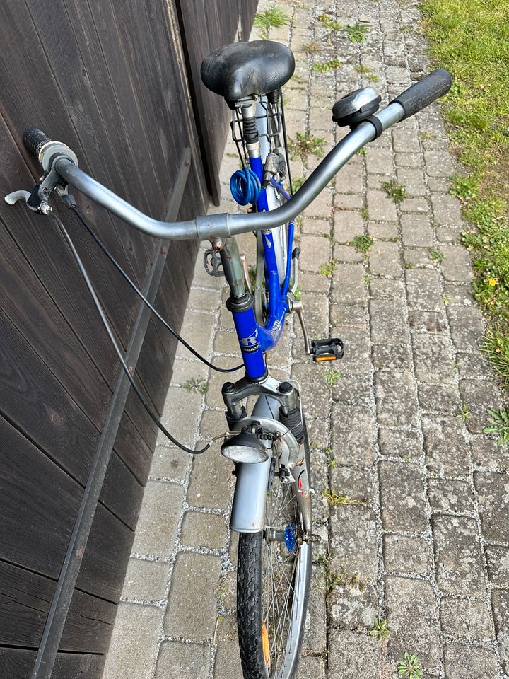 Ragazzi Fahrrad Damenrad 26 Zoll blau in Neuzelle