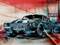 Leinwanddruck 80x60 cm Ford Mustang Shelby GT500 Eleanor Nordrhein-Westfalen - Löhne Vorschau