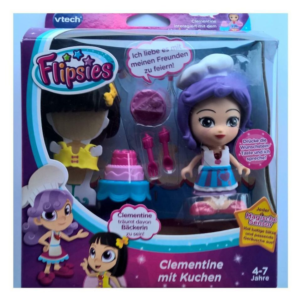 vtech Flipsies Spiel-Puppe Sound Clementine Bäckerin NEU OVP in Büdelsdorf