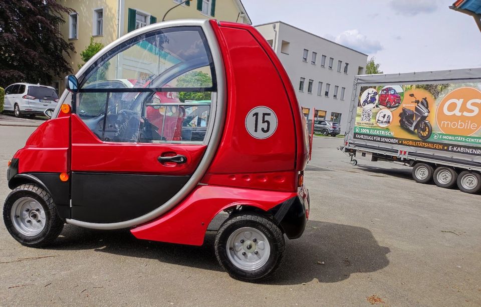 Elektromobil Charly Kabinenroller 15 kmh Seniorenmobil Auto in Ortenburg
