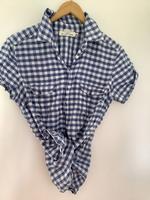 Bluse blau weiß kariert  H & M.  Neu Niedersachsen - Lehrte Vorschau