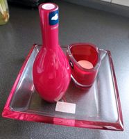 Teelicht-Service  Leonardo rot glas Deko-Set Sachsen - Pöhl Vorschau