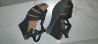 Schuhe Keilabsatz Sandalen Gr. 37 kaum getragen schwarz Bayern - Jettingen-Scheppach Vorschau