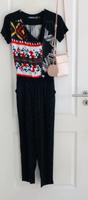Wie Neu! Desigual Gr.S  Jumpsuit Overall Schwarz Bunt Rot Niedersachsen - Peine Vorschau
