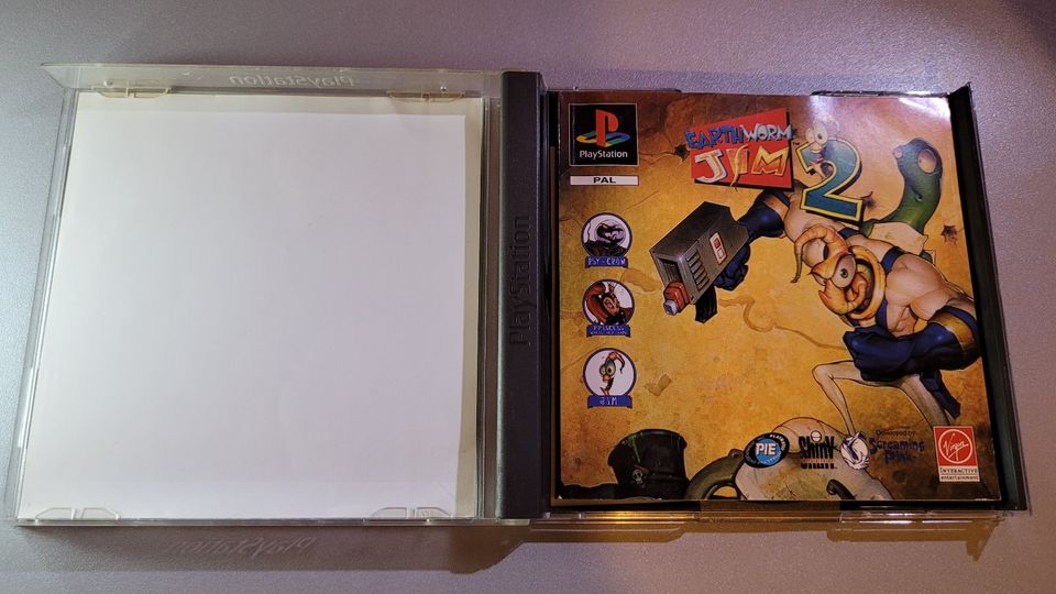 Earthworm Jim 2 PS1 Spiel Playstation 1 komplett! sehr gut! in Dortmund