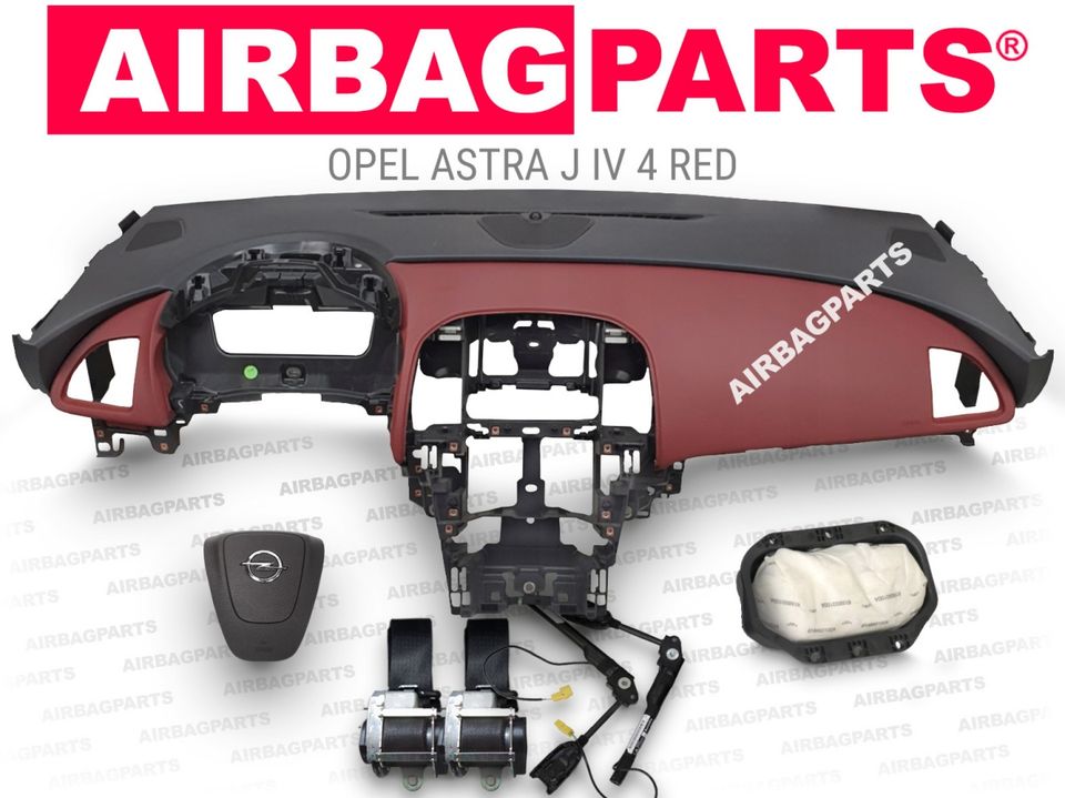 OPEL ASTRA J IV 4 ROT Armaturenbrett Airbag Satz in Bremen