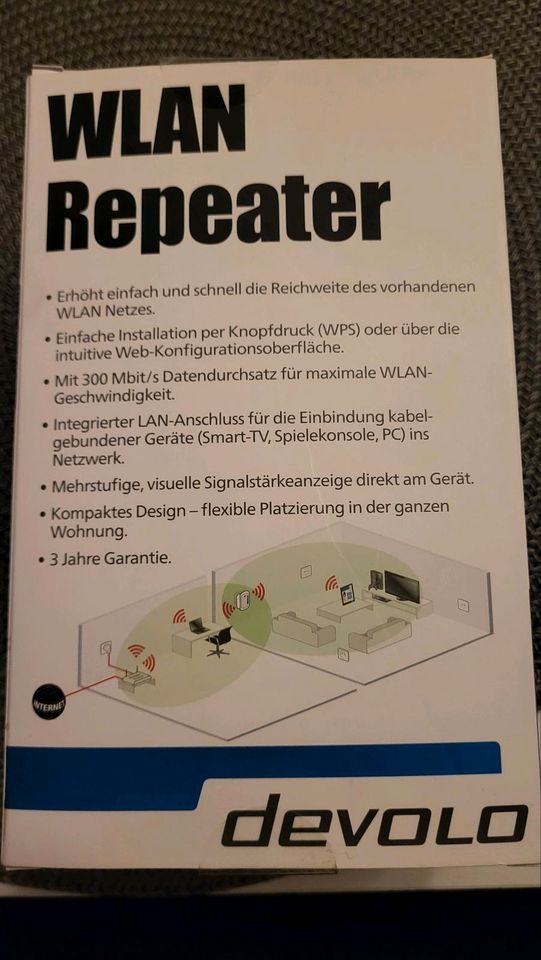 OVP Devolo WLAN Repeater/Verstärker  MT 2681 in Ronnenberg