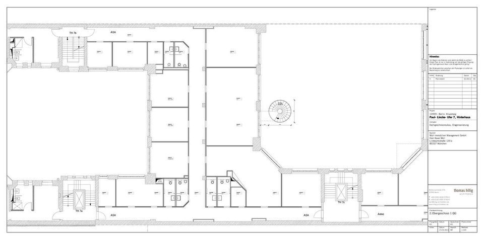 417m² Bürofläche praxisgeeignet (teilbar) mit 3 Aufgängen,  am Paul-Lincke-Ufer 1.OG in Berlin