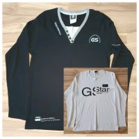 2x G-Star Longsleeve Größe L Langarmshirt Schwarz Weiß Shirt Nordrhein-Westfalen - Menden Vorschau