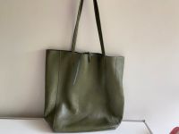 Leder-Tasche Handtasche Tote-Bag Khaki Grün Leather Shopper TOP Nordrhein-Westfalen - Pulheim Vorschau