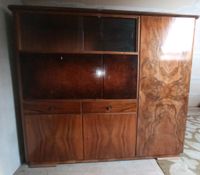 Wohnschrank aus den 50ern, 60ern oder 70ern, Holz, Nussbaum-Optik Baden-Württemberg - Lichtenstein Vorschau