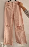 Rosa Baggy Jeans mit Knie - Löchern- Stylisch und Bequem-Größe 38 Duisburg - Rumeln-Kaldenhausen Vorschau