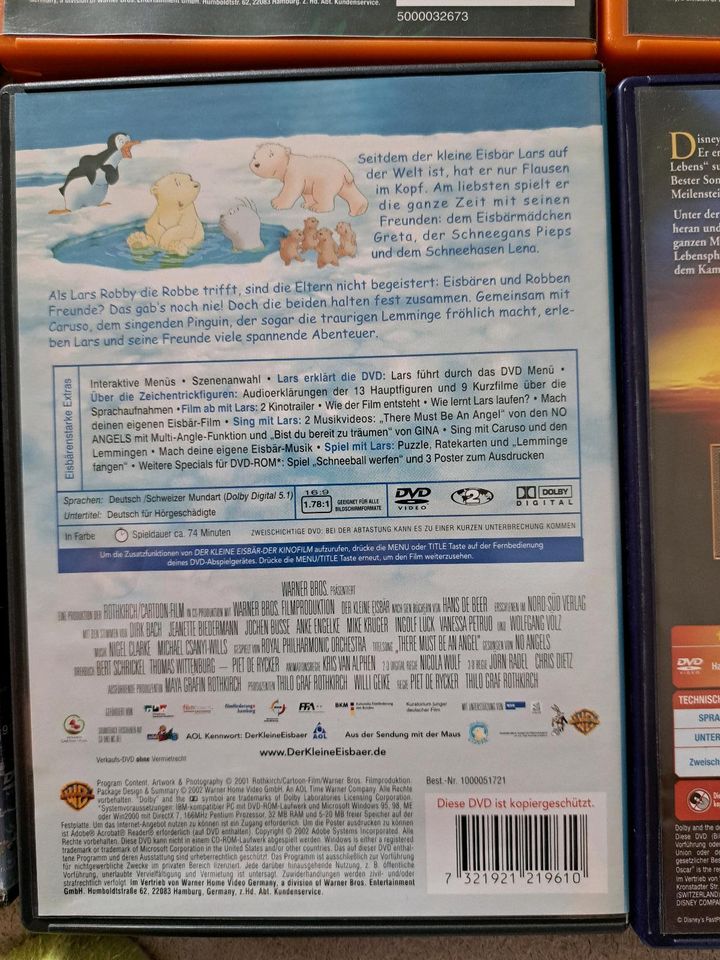 Kinder DVD Disney Eiskönigin König der Löwen Minions Dumbo Rio2 in München