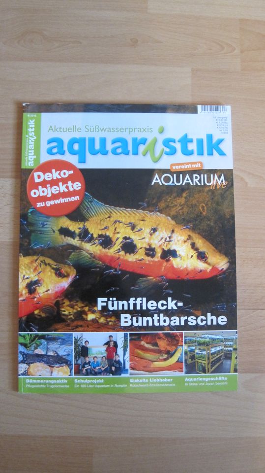 Aquaristik aktuell Magazine Jahrgang 2012 + Jahrgang 2011 auf CD in Essen