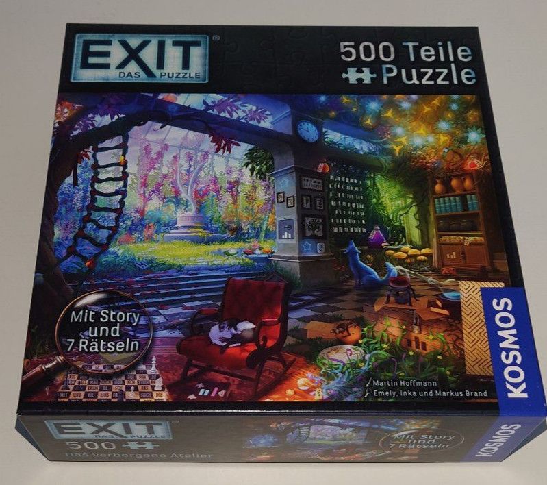 KOSMOS: EXIT Puzzle Das verborgene Atelier (500 Teile) in Nachrodt-Wiblingwerde