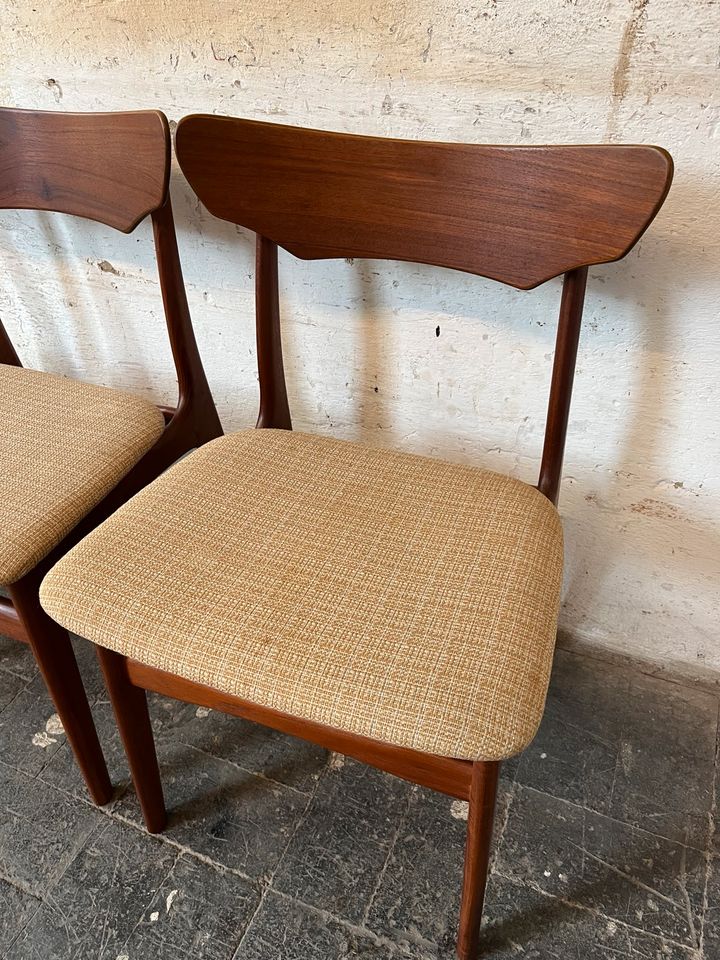 4 x Schiønning & Elgaard vintage Stuhl Set Danish Design Teak alt in Hamm