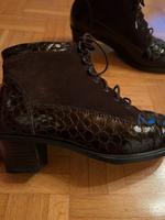 Neuwertig 37 Rieker Leder braun Mokka Stiefeletten Schuhe Damen Bayern - Allersberg Vorschau