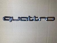 Audi quattro Logo Original in Chrom Bayern - Amberg Vorschau