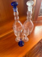 Glasflasche mit 3 Gläser Bayern - Feldkirchen-Westerham Vorschau